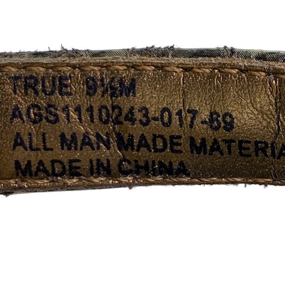 Andrew Geller Snake-Print Ankle Strap Buckle Heels - Picture 9 of 11